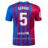 Camiseta de fútbol FC Barcelona Sergio Busquets 5 Primera Equipación 2021/22 - Hombre